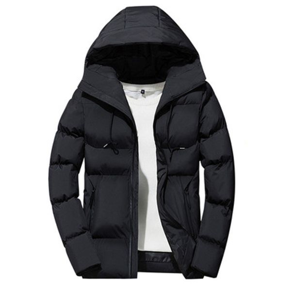 mens parka jacket winter solid color simple casual down jacket warm thick hooded parkas male, Black
mens parka jacket winter solid color simple casual down jacket warm thick hooded parkas male, Black