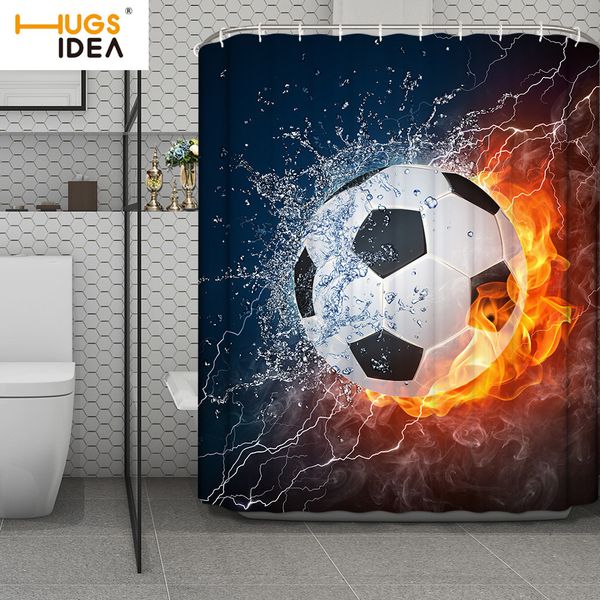 hugsidea cool soccer football on fire and water print shower curtain soft cortina bano rugby basketball softball design curtian
hugsidea cool soccer football on fire and water print shower curtain soft cortina bano rugby basketball softball design curtian