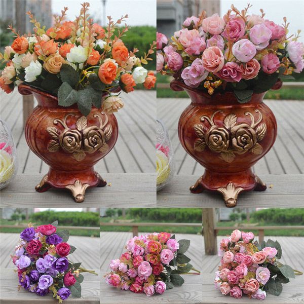 2 pcs 42 head artificial bouquet peony plastic rose silk bridal flower fake leaf home wedding party office home decor fashion
2 pcs 42 head artificial bouquet peony plastic rose silk bridal flower fake leaf home wedding party office home decor fashion