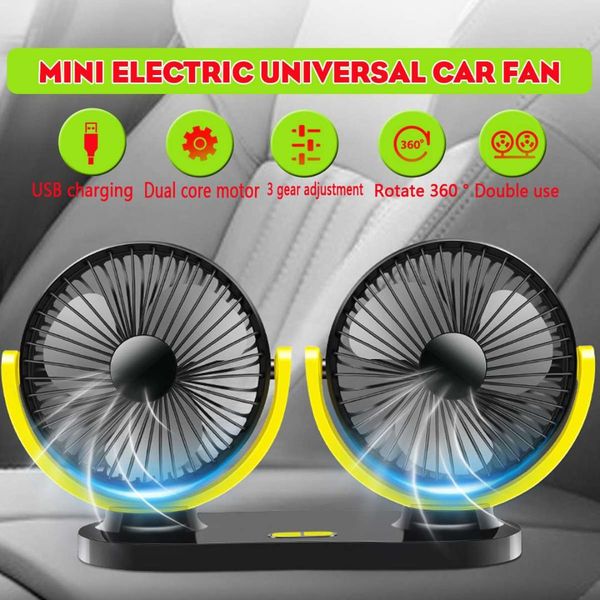 car electric fan universal usb charging plug adjustable house car usable double head fan 3 levels power 360 degre
car electric fan universal usb charging plug adjustable house car usable double head fan 3 levels power 360 degre