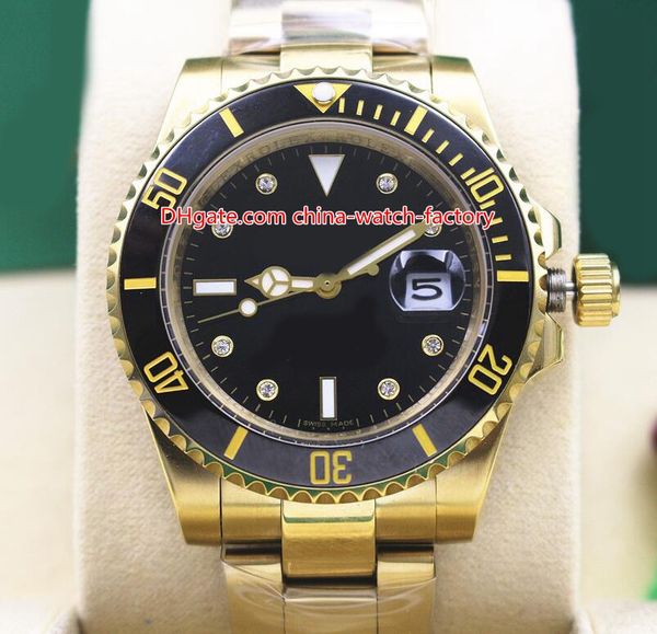 2 style watch 40mm 116618 116618ln diamond dial ceramic 18k yellow gold asia 2813 movement automatic mens watch watches, Slivery;brown
2 style watch 40mm 116618 116618ln diamond dial ceramic 18k yellow gold asia 2813 movement automatic mens watch watches, Slivery;brown