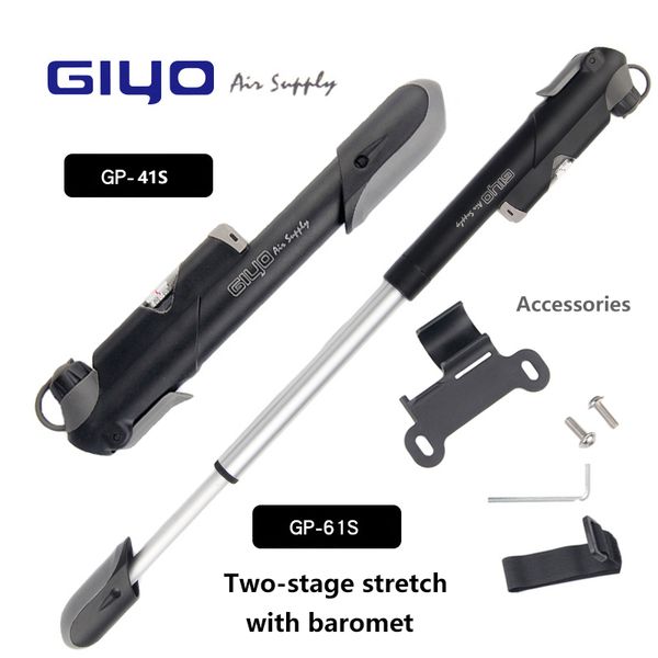 bike pump giyo gp-41s/61s made in taiwan pressure gauge mountain mini bicycle air pump cycling accessories (a/v) (f/v
bike pump giyo gp-41s/61s made in taiwan pressure gauge mountain mini bicycle air pump cycling accessories (a/v) (f/v