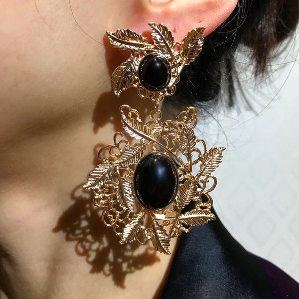 just feel vintage baroque leaves drop earrings for women geometric gold silver metal hollow leaf hanging earrings jewelry gifts
just feel vintage baroque leaves drop earrings for women geometric gold silver metal hollow leaf hanging earrings jewelry gifts