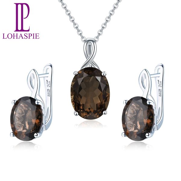 18.1ct natural smoky quartz jewelry sets pendant necklace earrings 925 silver fine gemstone jewelry for women
18.1ct natural smoky quartz jewelry sets pendant necklace earrings 925 silver fine gemstone jewelry for women