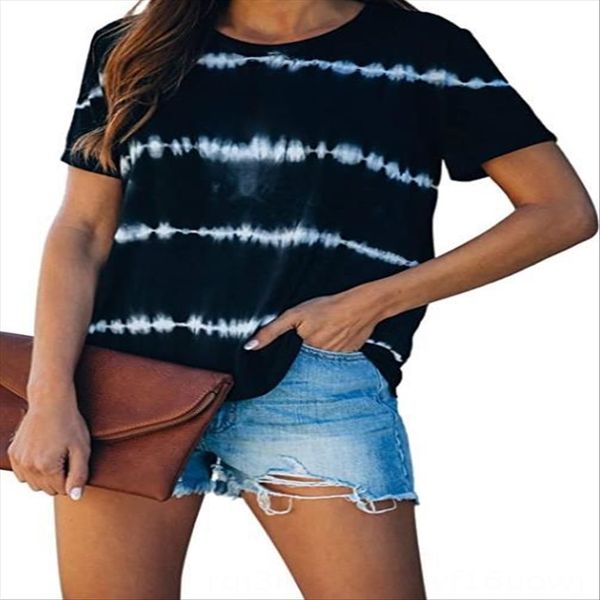 2020 tie dyestuff casual t-shirt short-sleeved round collar 2020 women's women's tie dyestuff casual t-shirt short-sleeved round c, White
2020 tie dyestuff casual t-shirt short-sleeved round collar 2020 women's women's tie dyestuff casual t-shirt short-sleeved round c, White