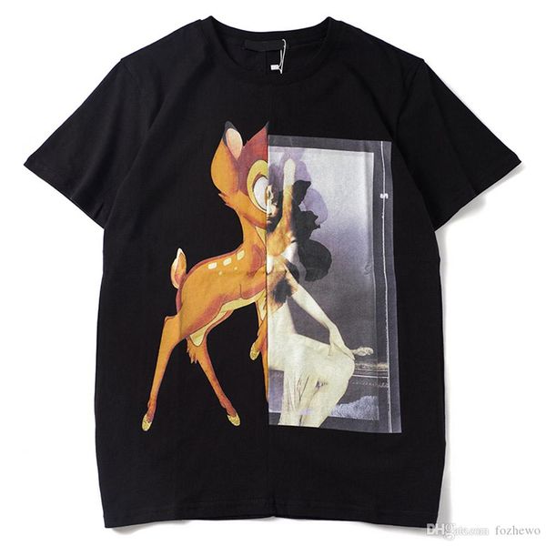 new men designer t shirt women paris brand clothing tshirt 3d sika deer with woman printed t-shirt 100% cotton male tees, White;black
new men designer t shirt women paris brand clothing tshirt 3d sika deer with woman printed t-shirt 100% cotton male tees, White;black
