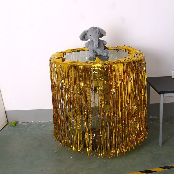 metallic fringe table skirt wedding party foil tinsel tassel table wall curtain
metallic fringe table skirt wedding party foil tinsel tassel table wall curtain