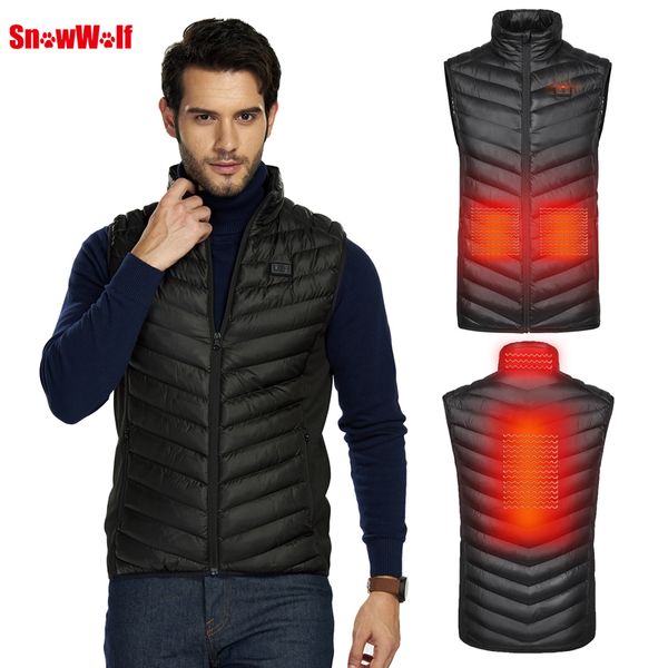 snowwolf 2018 double control upgraded men winter outdoor usb infrared heating vest jacket electric thermal clothing waistcoat, Gray;blue
snowwolf 2018 double control upgraded men winter outdoor usb infrared heating vest jacket electric thermal clothing waistcoat, Gray;blue