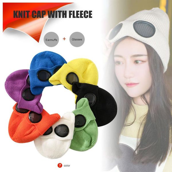 fashion accessories winter warm beanie with goggles outdoor sports knitted cap solid color wool women men child
fashion accessories winter warm beanie with goggles outdoor sports knitted cap solid color wool women men child