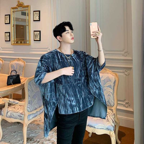 men oversize vintage velour bat short sleeve loose casual t shirt male streetwear hip hop punk fashion tshirt women tees shirts, White;black
men oversize vintage velour bat short sleeve loose casual t shirt male streetwear hip hop punk fashion tshirt women tees shirts, White;black