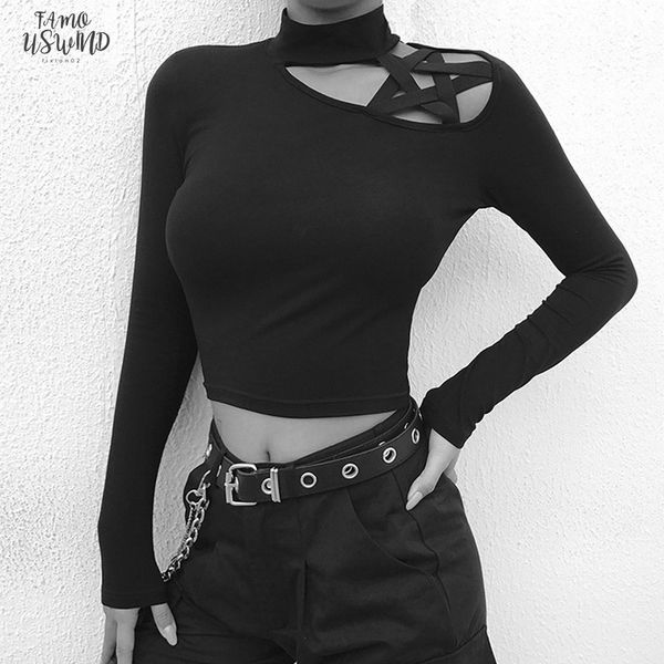 harajuku t shirt gothic pentagram square neck shoulder hollow out turtleneck long sleeve t shirt women slim cotton 2020 new spring tshirt, White
harajuku t shirt gothic pentagram square neck shoulder hollow out turtleneck long sleeve t shirt women slim cotton 2020 new spring tshirt, White
