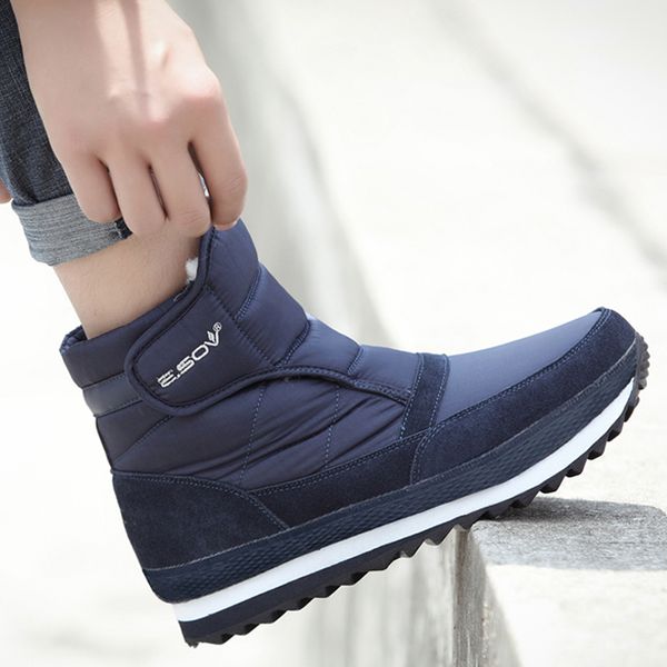 men boots 2019 winter shoes men ankle boots waterproof non-slip warm plush flat men snow boots big size 39 - 45, Black
men boots 2019 winter shoes men ankle boots waterproof non-slip warm plush flat men snow boots big size 39 - 45, Black