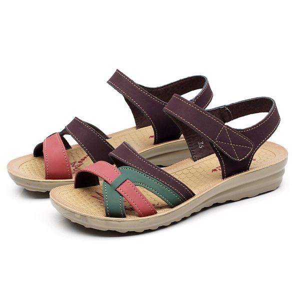 Marchwind Women's Sandals Women Ladies Summer Fashion Leather Sandals Wedges Comfort Big Size Shoes Wedges Round Toe Women Shoes
Marchwind Women's Sandals Women Ladies Summer Fashion Leather Sandals Wedges Comfort Big Size Shoes Wedges Round Toe Women Shoes