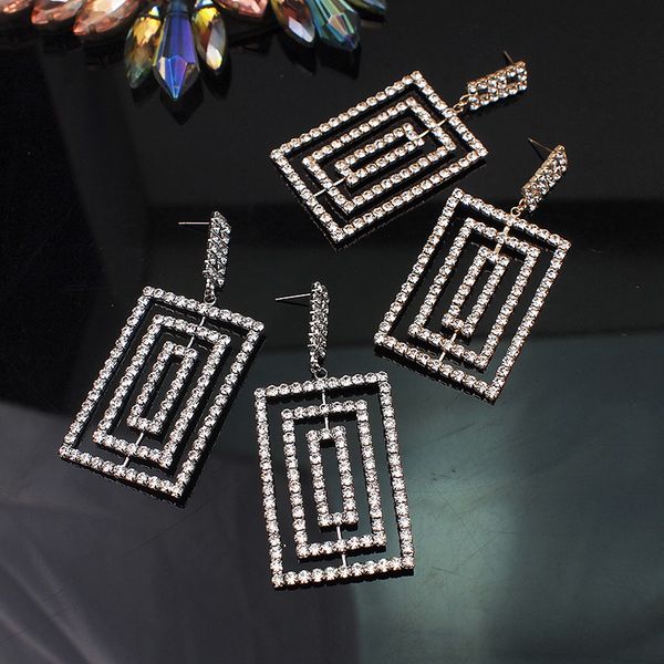 fashion- statement dangle earrings for women wedding jewelry shiny rhinestone earrings party gift wholesale ukmoc, Silver
fashion- statement dangle earrings for women wedding jewelry shiny rhinestone earrings party gift wholesale ukmoc, Silver