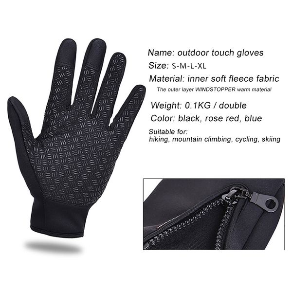 windproof outdoor sport skiing touch screen glove cycling bicycle gloves mountaineering military motorcycle racing bike gloves, Black
windproof outdoor sport skiing touch screen glove cycling bicycle gloves mountaineering military motorcycle racing bike gloves, Black