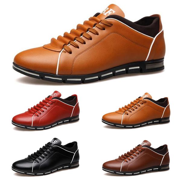 2020 men casual leather shoes black red chestnut light blue fashion mens sneakers flat shoe outdoor walking size 40-45 #21
2020 men casual leather shoes black red chestnut light blue fashion mens sneakers flat shoe outdoor walking size 40-45 #21