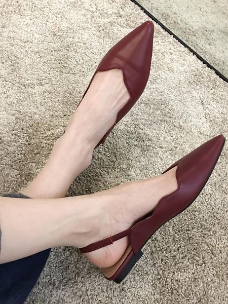 slhjc lady casual holiday shoes women flats shoes elegance pointed toe slip on shallow flat heel summer sandals, Black
slhjc lady casual holiday shoes women flats shoes elegance pointed toe slip on shallow flat heel summer sandals, Black