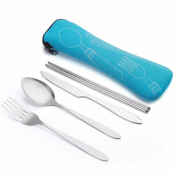 camp kitchen 4 pieces/sets of stainless steel fork, spoon, chopsticks, travel outdoor camping utensils, portable tableware(sk
camp kitchen 4 pieces/sets of stainless steel fork, spoon, chopsticks, travel outdoor camping utensils, portable tableware(sk