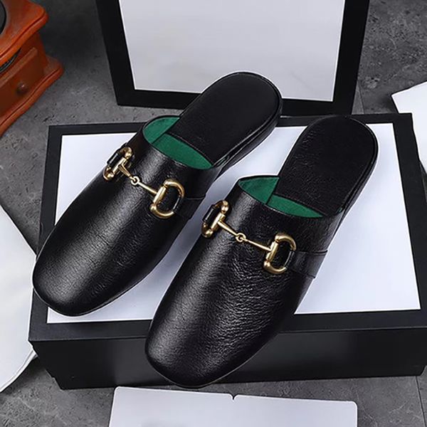 styles designer slippers sandale slide mules loafers genuine leather flats with buckle women designer sandals size35-41, Black
styles designer slippers sandale slide mules loafers genuine leather flats with buckle women designer sandals size35-41, Black