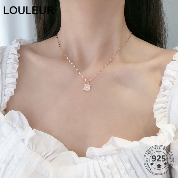 louleur real 925 sterling silver rose necklace fashion elegant square pendant necklace for women fine jewellery gifts
louleur real 925 sterling silver rose necklace fashion elegant square pendant necklace for women fine jewellery gifts