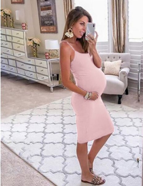 womens pregnancy maternity bodycon v neck sling solid dress sleeveless summer lace dress pregnancy, White
womens pregnancy maternity bodycon v neck sling solid dress sleeveless summer lace dress pregnancy, White
