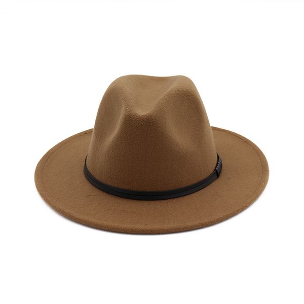 fashion- chapeau fedora hats leather cord decoration wide brim wool felt bowler women men trendy jazz hat gambler fedoras caps, Blue;gray
fashion- chapeau fedora hats leather cord decoration wide brim wool felt bowler women men trendy jazz hat gambler fedoras caps, Blue;gray