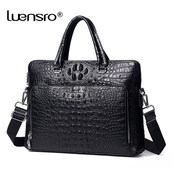 real cow leather men's briefcase luxury crocodile pattern cowhide leather briefcase male shoulder bag commercial business bags
real cow leather men's briefcase luxury crocodile pattern cowhide leather briefcase male shoulder bag commercial business bags