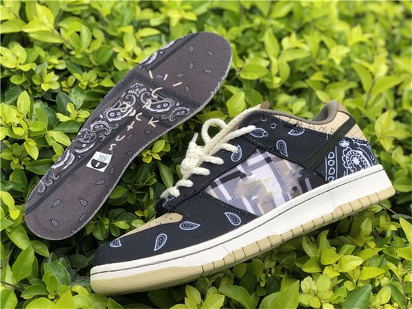 2020 authentic sb dunk low travis scott regular box cactus jack black parachute beige petra brown men running shoes sneakers
2020 authentic sb dunk low travis scott regular box cactus jack black parachute beige petra brown men running shoes sneakers