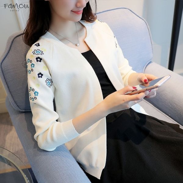 A Knit Female Cardigan The New Autumn Small Short Woman With A Fashion Shawl Embroidered Cardigan Sweater Coat
A Knit Female Cardigan The New Autumn Small Short Woman With A Fashion Shawl Embroidered Cardigan Sweater Coat