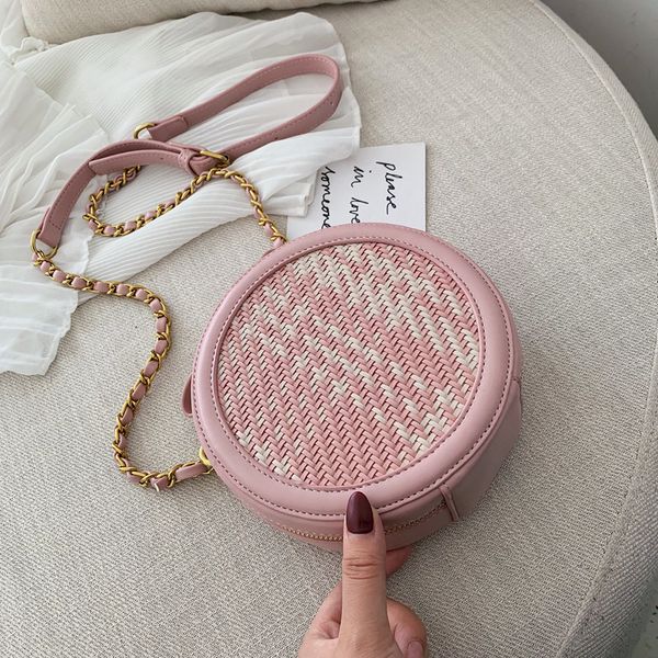 women's bag pu weave circular casual knitting shoulder bags korean ladylike handbags and purse
women's bag pu weave circular casual knitting shoulder bags korean ladylike handbags and purse