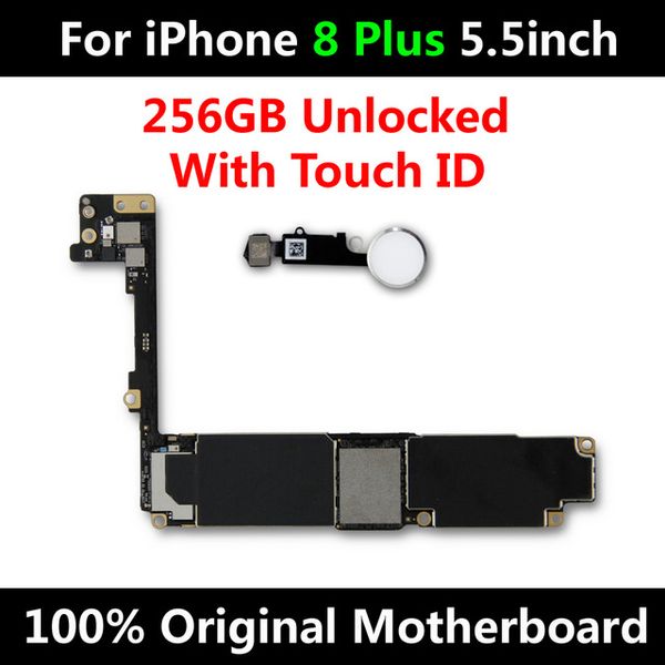 Original 64gb 256gb motherboard for iphone 8 plu 5 5inch full unlock mainboard with touch id io y tem whole logic board Original 64gb 256gb motherboard for iphone 8 plu 5 5inch full unlock mainboard with touch id io y tem whole logic board