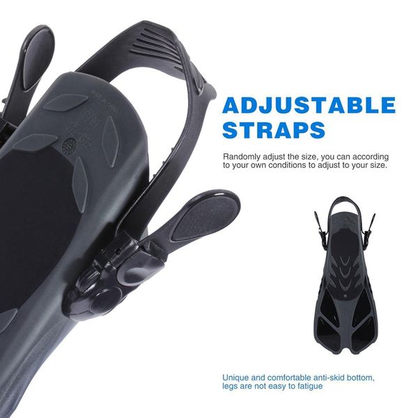 swimming fins snorkeling foot flipper floating training fin with adjustable heel for swimming diving water sports
swimming fins snorkeling foot flipper floating training fin with adjustable heel for swimming diving water sports
