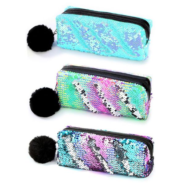 kawaii plush ball reversible sequin large pencil case makeup box bag school supplies stationery student gift
kawaii plush ball reversible sequin large pencil case makeup box bag school supplies stationery student gift