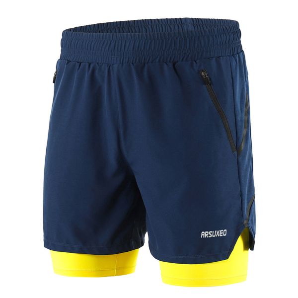 2 in 1 running shorts cycling shorts men quick drying breathable training exercise marathon bicycle fitness sports, Black;blue
2 in 1 running shorts cycling shorts men quick drying breathable training exercise marathon bicycle fitness sports, Black;blue