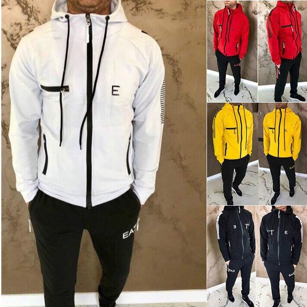 casual men sets fashion letter pattern mens sportwear tracksuit long sleeve hoodies long pant suit male men's casual suit, Gray
casual men sets fashion letter pattern mens sportwear tracksuit long sleeve hoodies long pant suit male men's casual suit, Gray