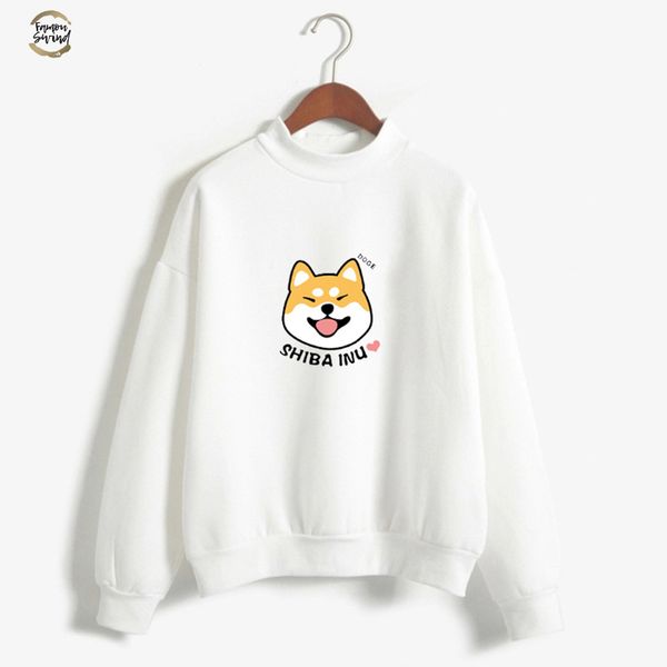 women harajuku hoodies cartoon dog shiba inu anime printed sweatshirt sudadera mujer moletom feminino kawaii pullover top, Black
women harajuku hoodies cartoon dog shiba inu anime printed sweatshirt sudadera mujer moletom feminino kawaii pullover top, Black