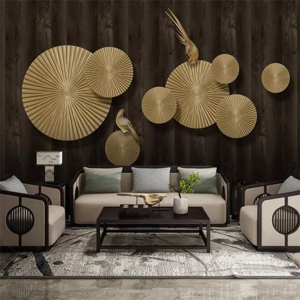 custom wallpaper new chinese abstract 3d murals embossed golden wind wheel magpie restaurant background wall paper papier peint
custom wallpaper new chinese abstract 3d murals embossed golden wind wheel magpie restaurant background wall paper papier peint