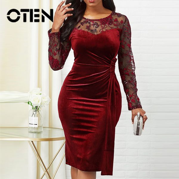 casual dresses oten 2021 spring patchwork party women o-neck long sleeves pleated elegant high waist ladies bodycon lace office, Black;gray
casual dresses oten 2021 spring patchwork party women o-neck long sleeves pleated elegant high waist ladies bodycon lace office, Black;gray