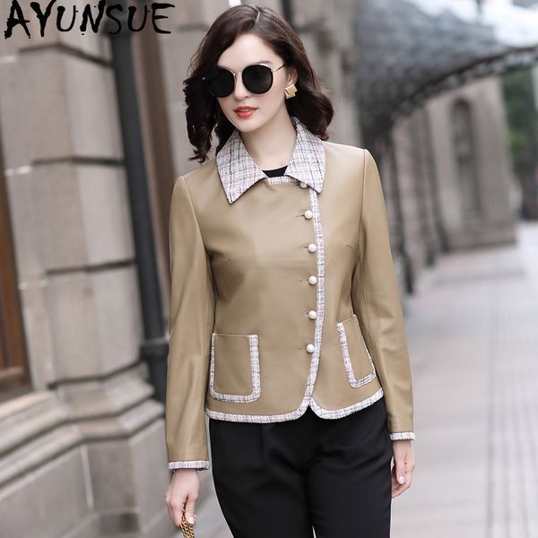 ayunsue genuine leather jacket 2019 autumn winter jacket women 100% real sheepskin coat female elegant blazer chaqueta mujer my, Black
ayunsue genuine leather jacket 2019 autumn winter jacket women 100% real sheepskin coat female elegant blazer chaqueta mujer my, Black