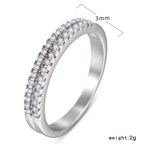 simple ring wedding rings titanium silver women ring of commitment of feminine jewelry wedding accessories, Golden;silver
simple ring wedding rings titanium silver women ring of commitment of feminine jewelry wedding accessories, Golden;silver