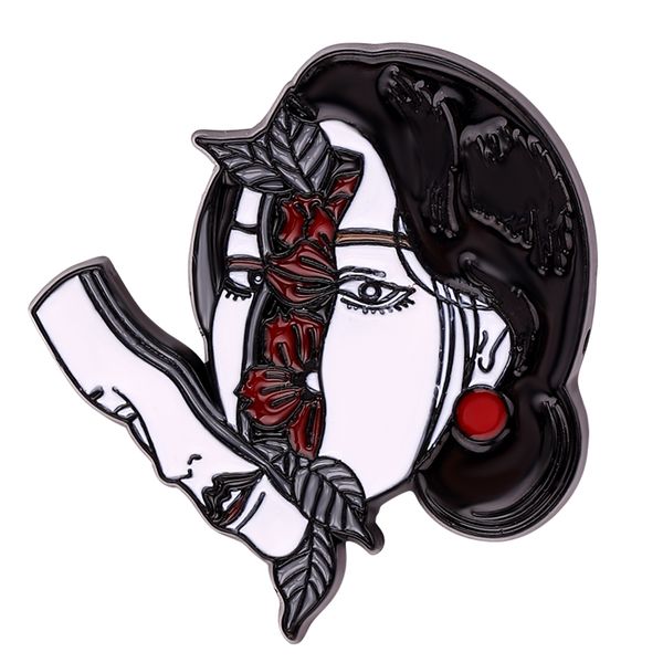 10pics horror split face brooches woman split face enamel pins statue cool girl enamel badges lapel pin artwork gothic jewelry, Gray
10pics horror split face brooches woman split face enamel pins statue cool girl enamel badges lapel pin artwork gothic jewelry, Gray