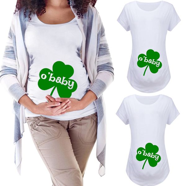 Women Maternity Clothes Pregnant Womens Clothing Short Sleeve St. Patrick's Day Luck Grass T-shirt Blouse Pregnancy Clothes #16
Women Maternity Clothes Pregnant Womens Clothing Short Sleeve St. Patrick's Day Luck Grass T-shirt Blouse Pregnancy Clothes #16