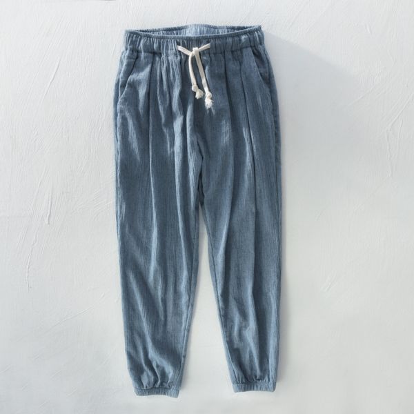men's linen pants harem joggers 2020 summer casual comfortable loose pants male solid color harem trouser beachwear for vacation, Black
men's linen pants harem joggers 2020 summer casual comfortable loose pants male solid color harem trouser beachwear for vacation, Black