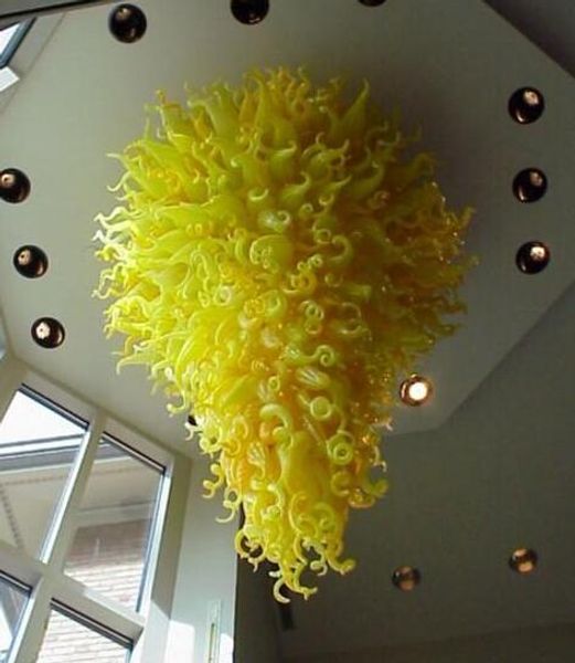 Large Lamps Coloured Murano Ceiling Chandeliers Style Yellow Color Hand Blown Art Glass Hotel Lobby Chandelier
Large Lamps Coloured Murano Ceiling Chandeliers Style Yellow Color Hand Blown Art Glass Hotel Lobby Chandelier