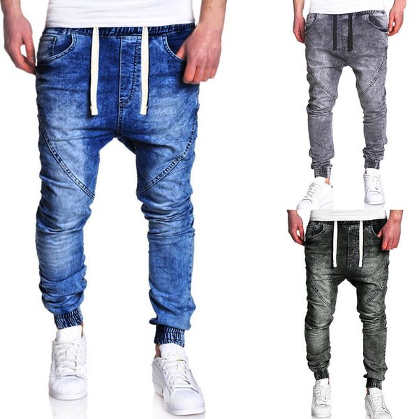 vogue mens harem joggers jeans pants nice fashion basic solid elastic waist trousers voguemens hip tide pants, Blue
vogue mens harem joggers jeans pants nice fashion basic solid elastic waist trousers voguemens hip tide pants, Blue