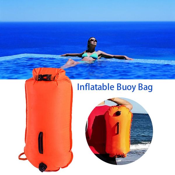 

thickened inflatable life-saving bag extra-resistant double airbag buoy bag float storage type drifting swimming