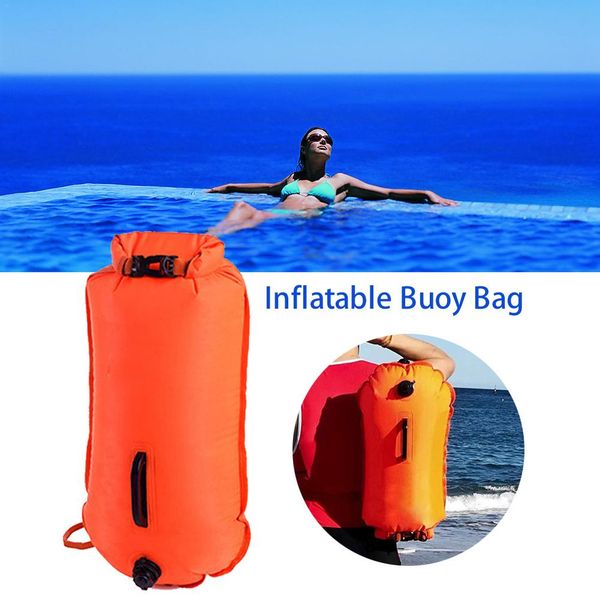 

thickened inflatable life-saving bag extra-resistant double airbag buoy bag float storage type drifting swimming