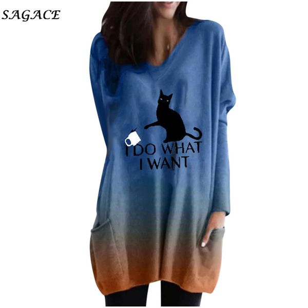 sagace women long print cartoon letter cute cat patchwork pocket sweatshirt casual fashion long-sleeve spring pullover, White
sagace women long print cartoon letter cute cat patchwork pocket sweatshirt casual fashion long-sleeve spring pullover, White