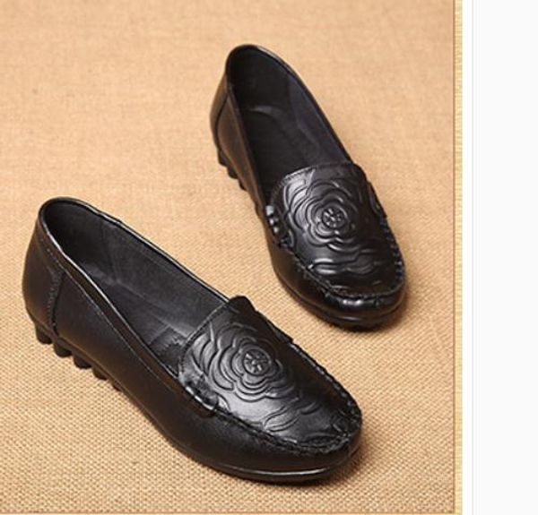 2019 women's shoes in spring and autumn with new style flat bottom round head mother shoes@nm687, Black
2019 women's shoes in spring and autumn with new style flat bottom round head mother shoes@nm687, Black