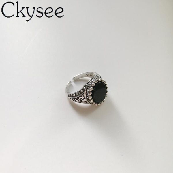 new arrival 925-sterling -silver simple black agate rings adjustable opened ring for woman fashion charms jewelry birthday gift, Golden;silver
new arrival 925-sterling -silver simple black agate rings adjustable opened ring for woman fashion charms jewelry birthday gift, Golden;silver